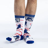 Good Luck Sock - Hockey (Blue & White)