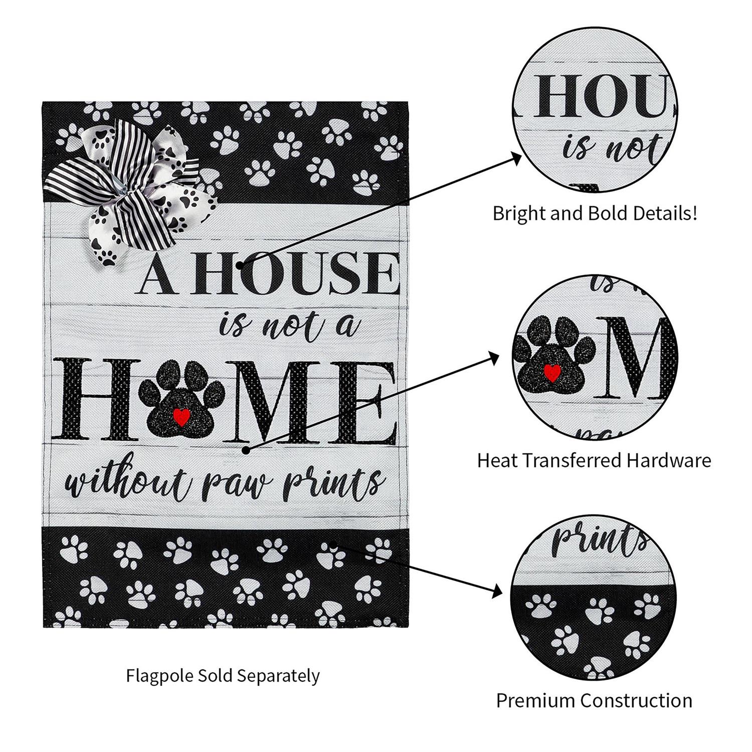 Evergreen Enterprises - Flag Paw Prints