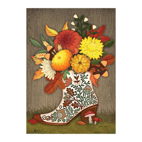 Evergreen Enterprises - Flag Floral Boots
