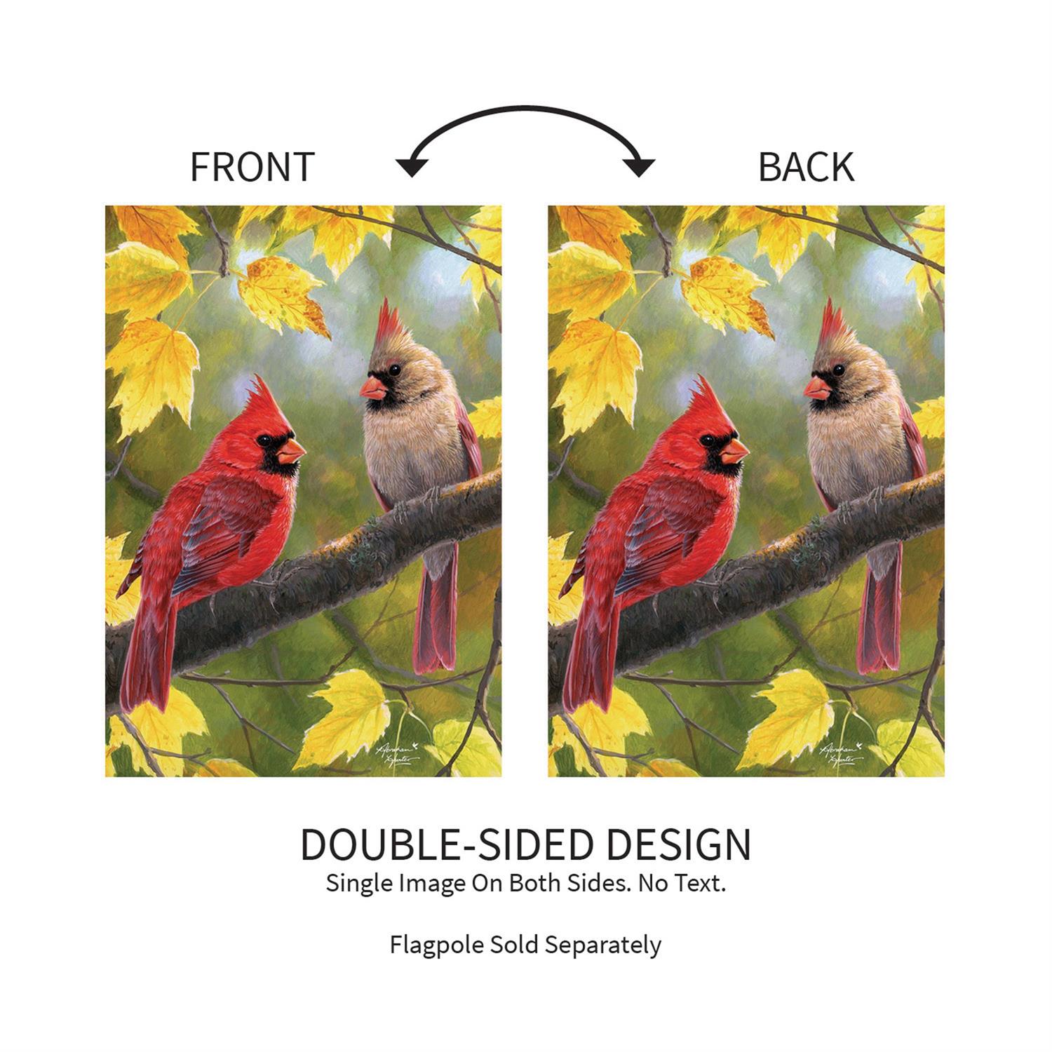 Evergreen Enterprises - Flag Cardinal Couple