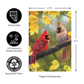 Evergreen Enterprises - Flag Cardinal Couple
