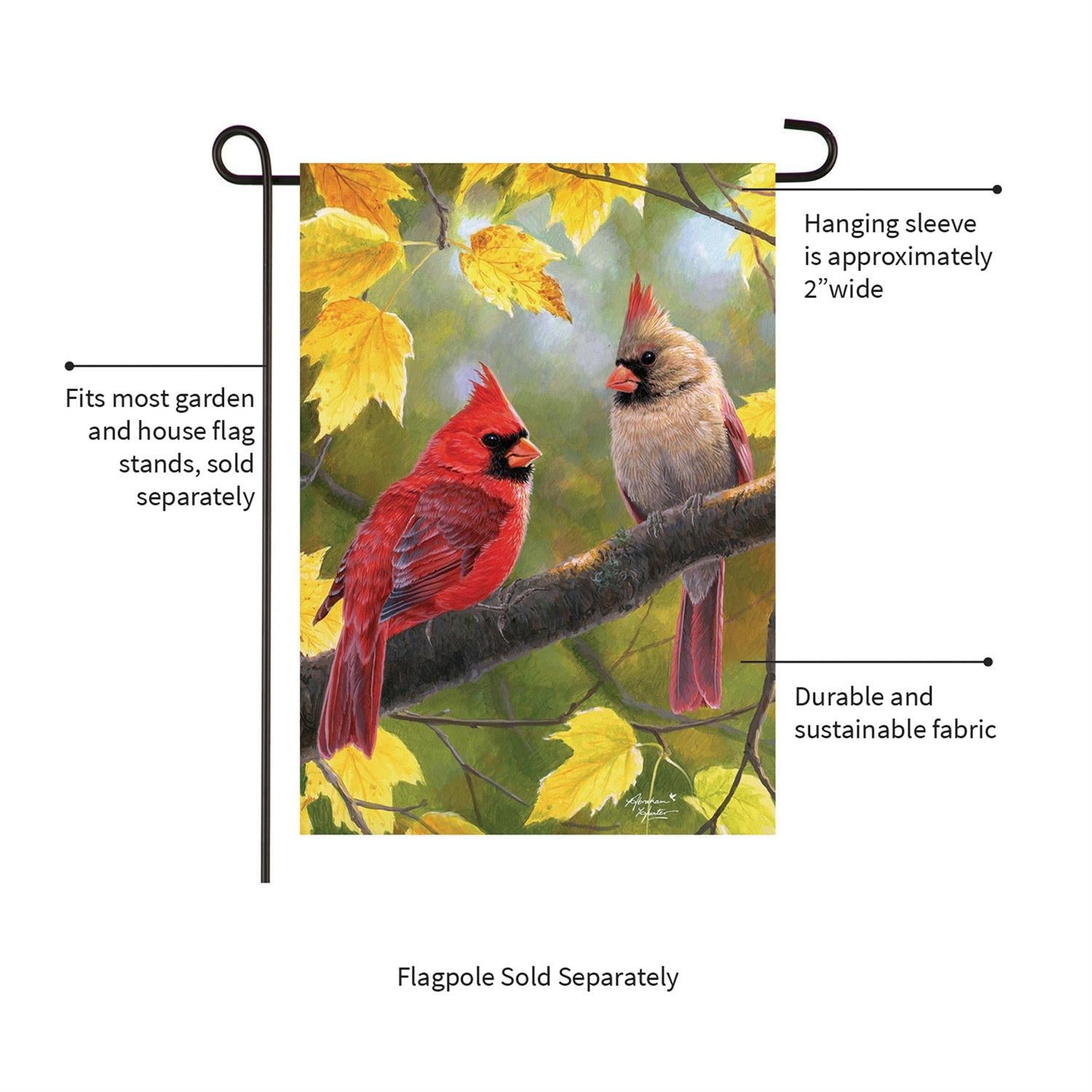Evergreen Enterprises - Flag Cardinal Couple