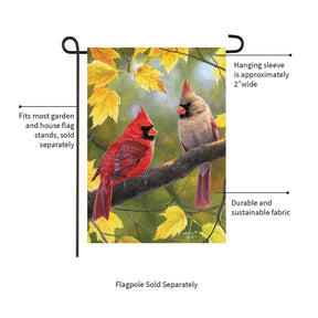 Evergreen Enterprises - Flag Cardinal Couple