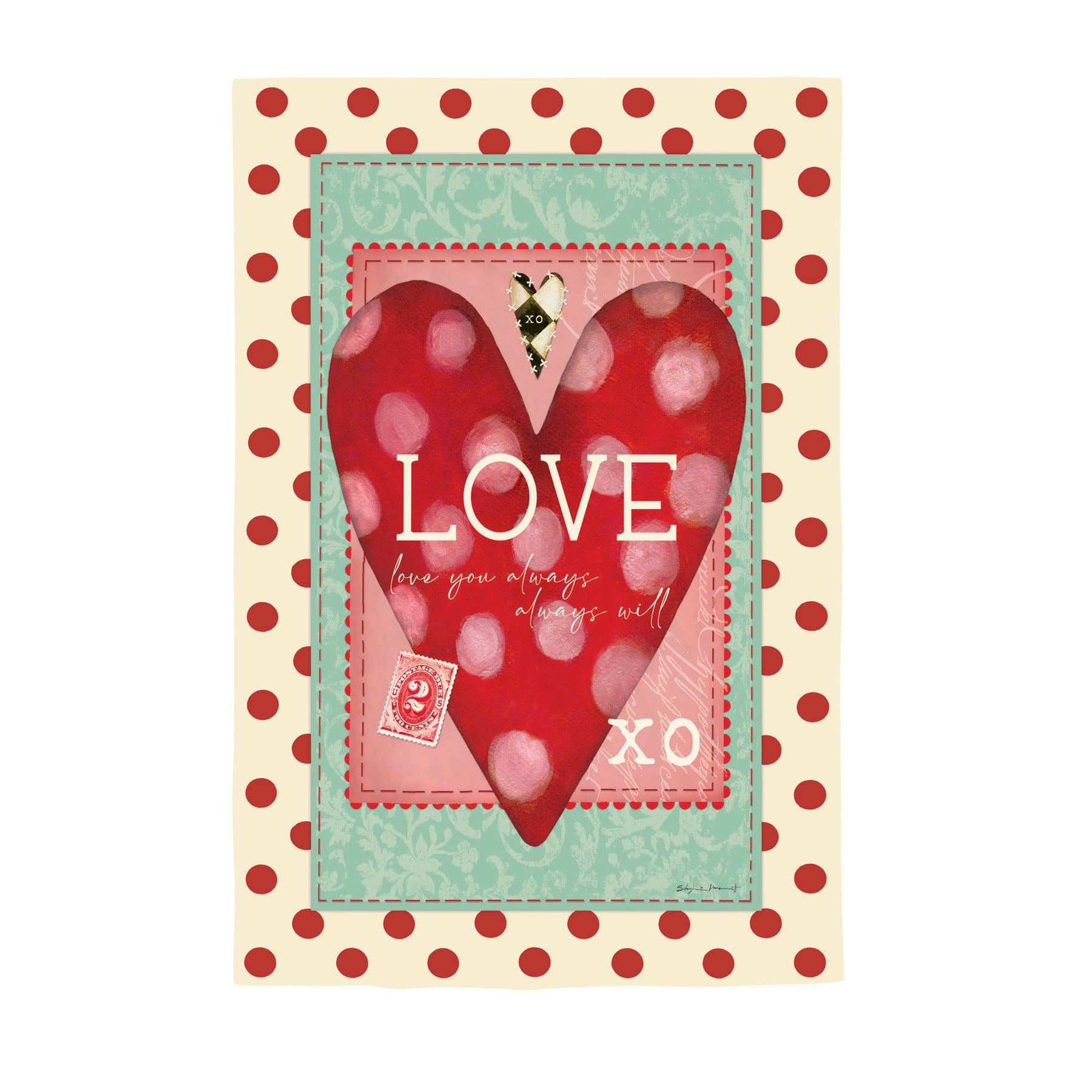 Flag Vintage Valentine