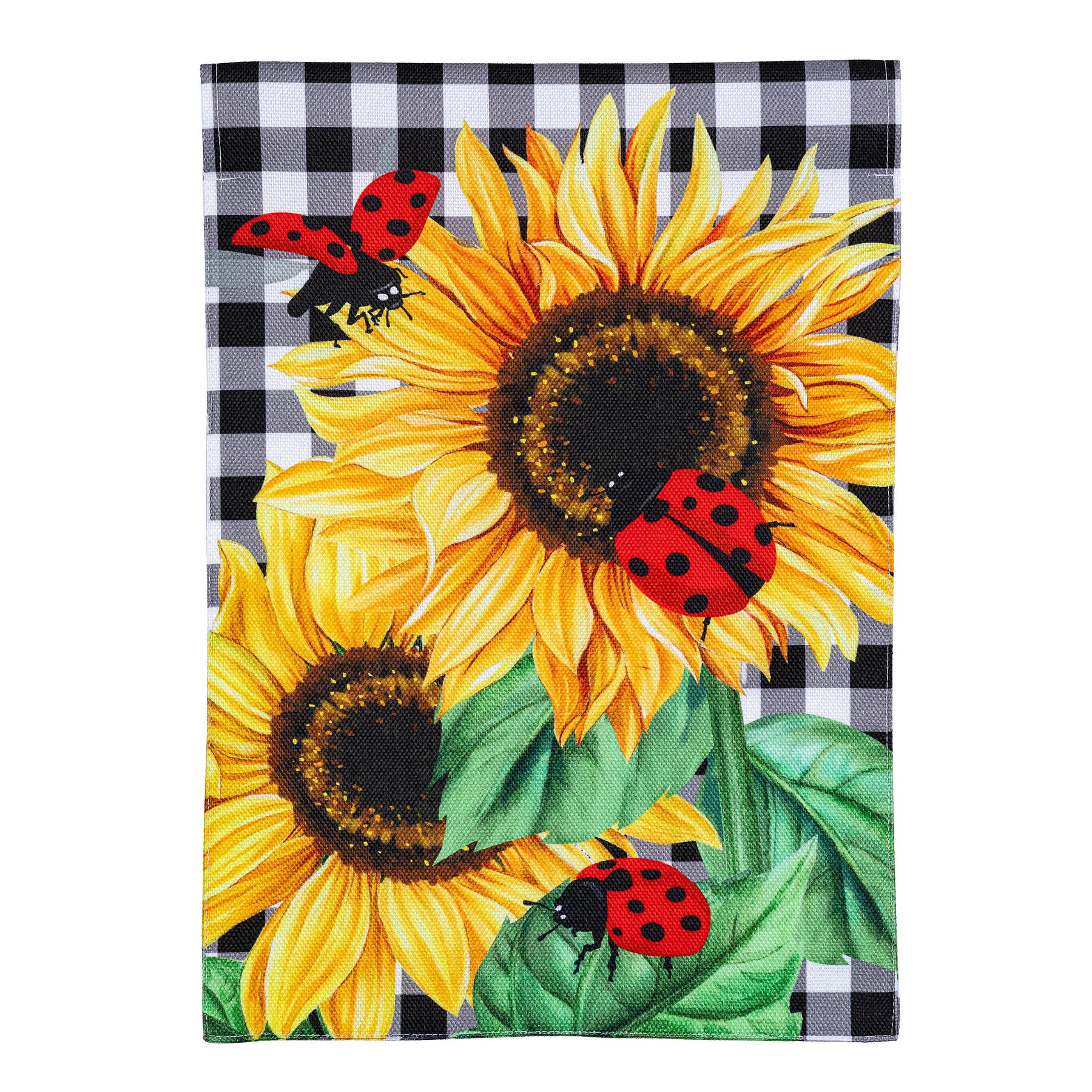Flag Sunflower Ladybugs