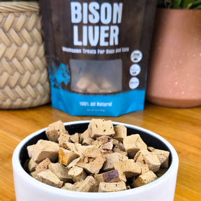Shepherd Boy Farms - Bison Liver Freeze Dried Dog & Cat Treats