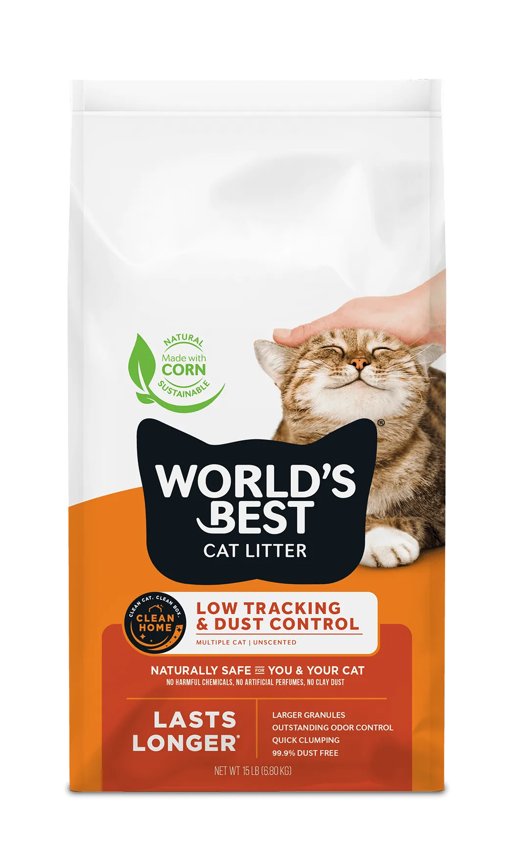 Worlds Best Low Tracking/Dust Control Multiple Cat Unscented