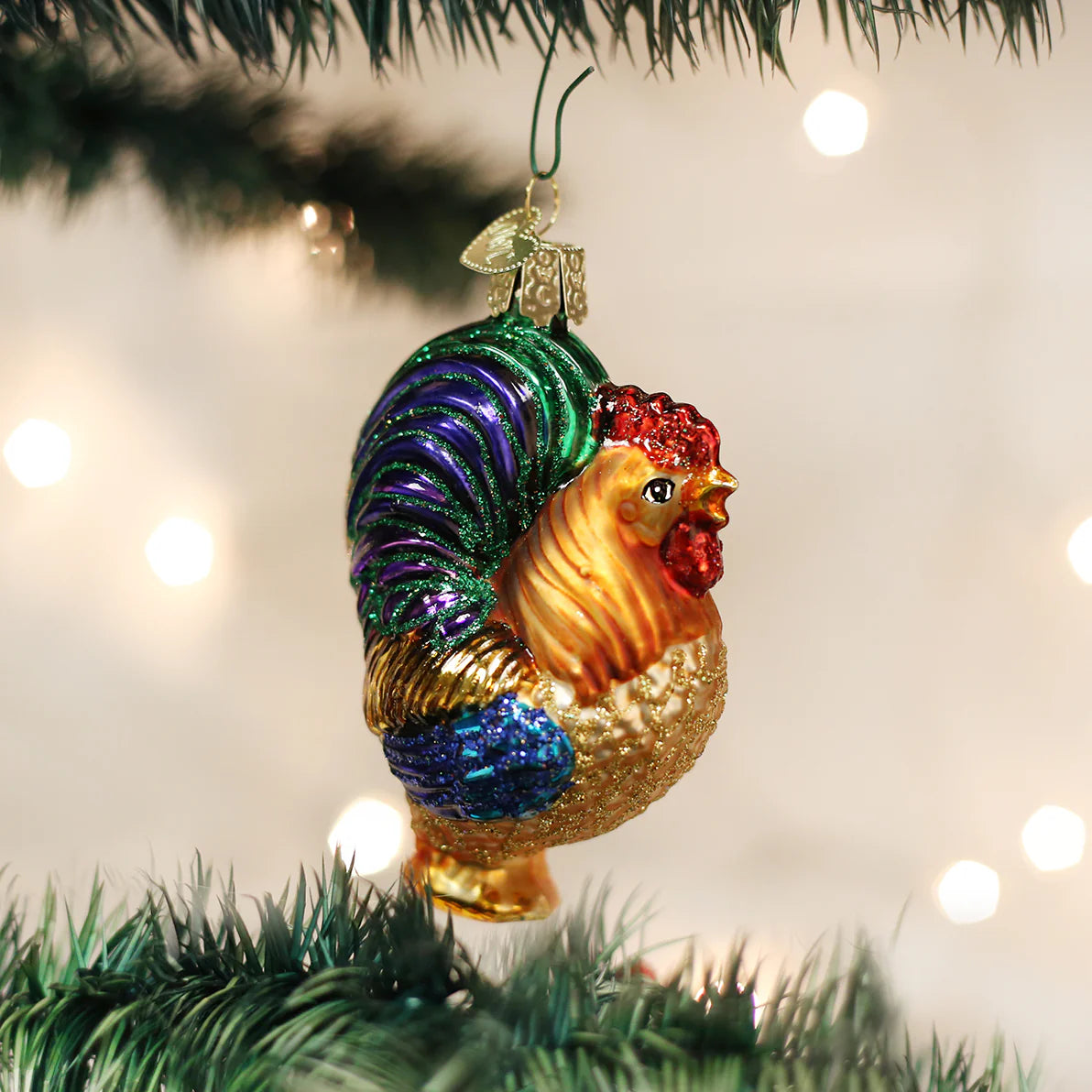 Old World Christmas - Rooster Ornament