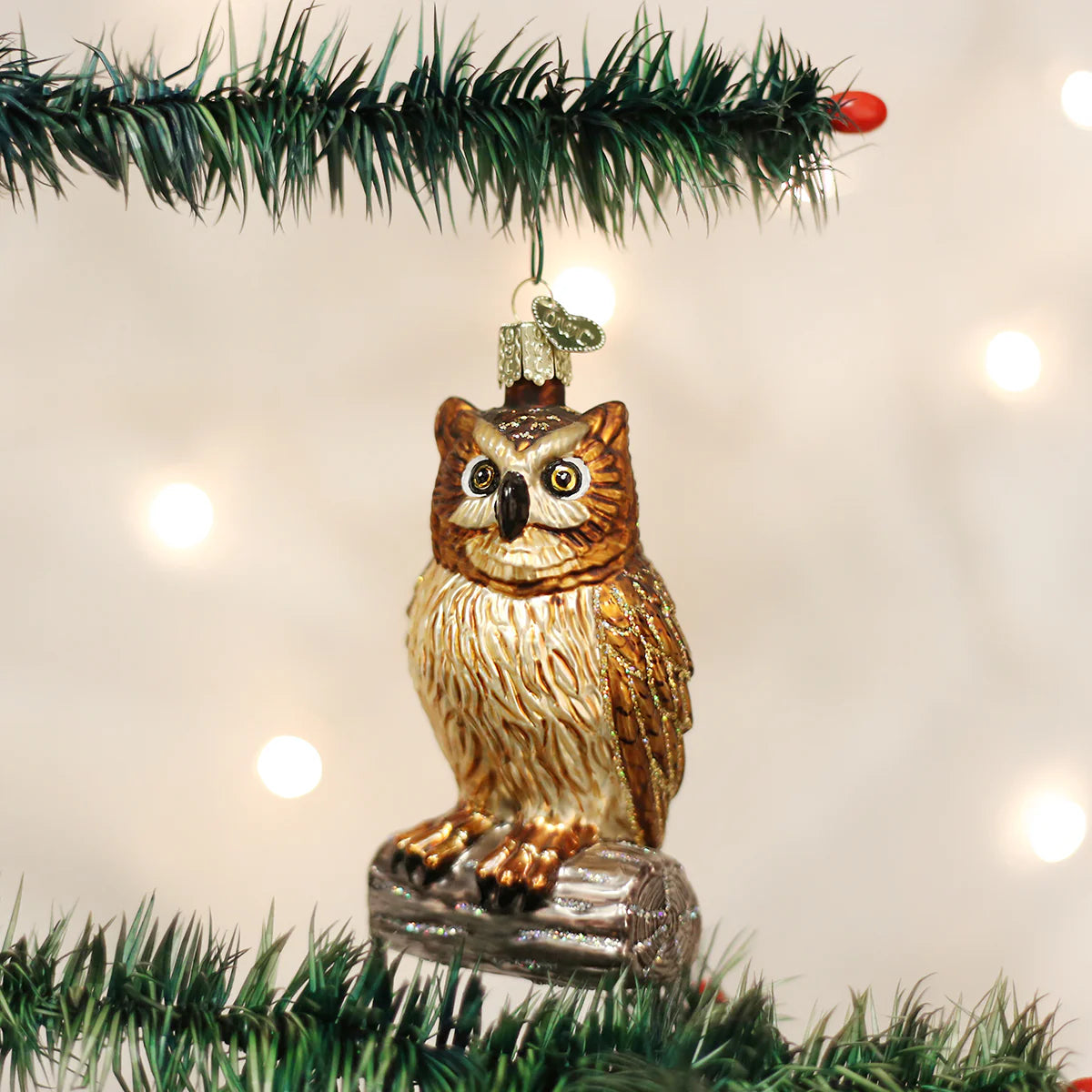 Old World Christmas - Wise Old Owl Ornament