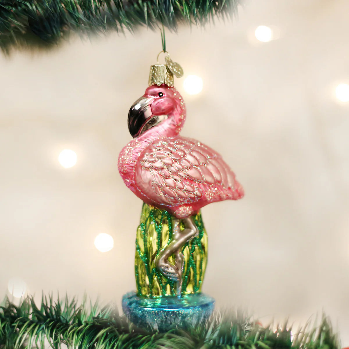 Old World Christmas - Flamingo Ornament