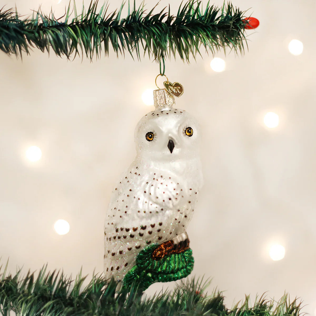 Old World Christmas - Great White Owl Ornament