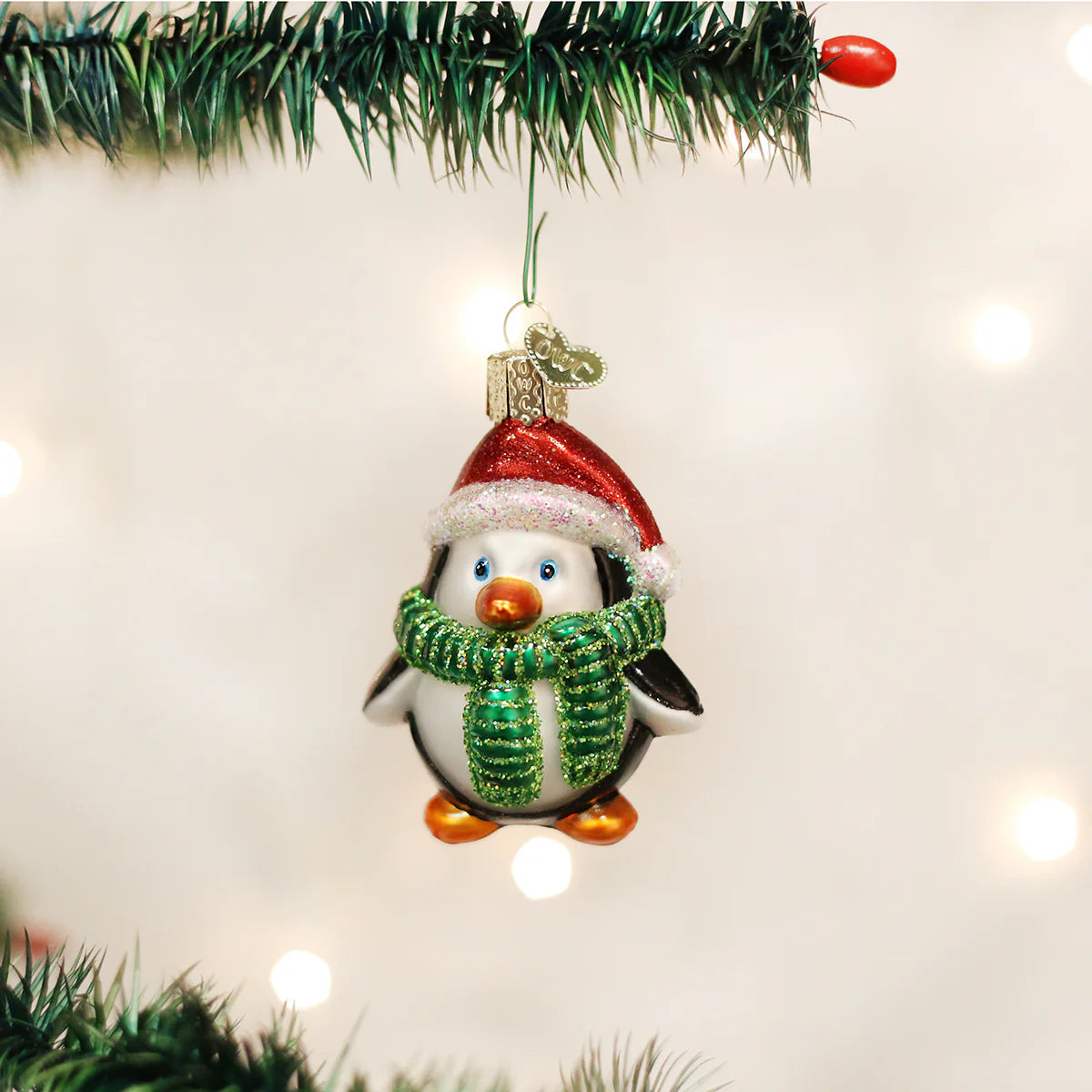 Old World Christmas - Playful Penguin Ornament
