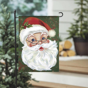 Evergreen Enterprises - Flag Merry Santa