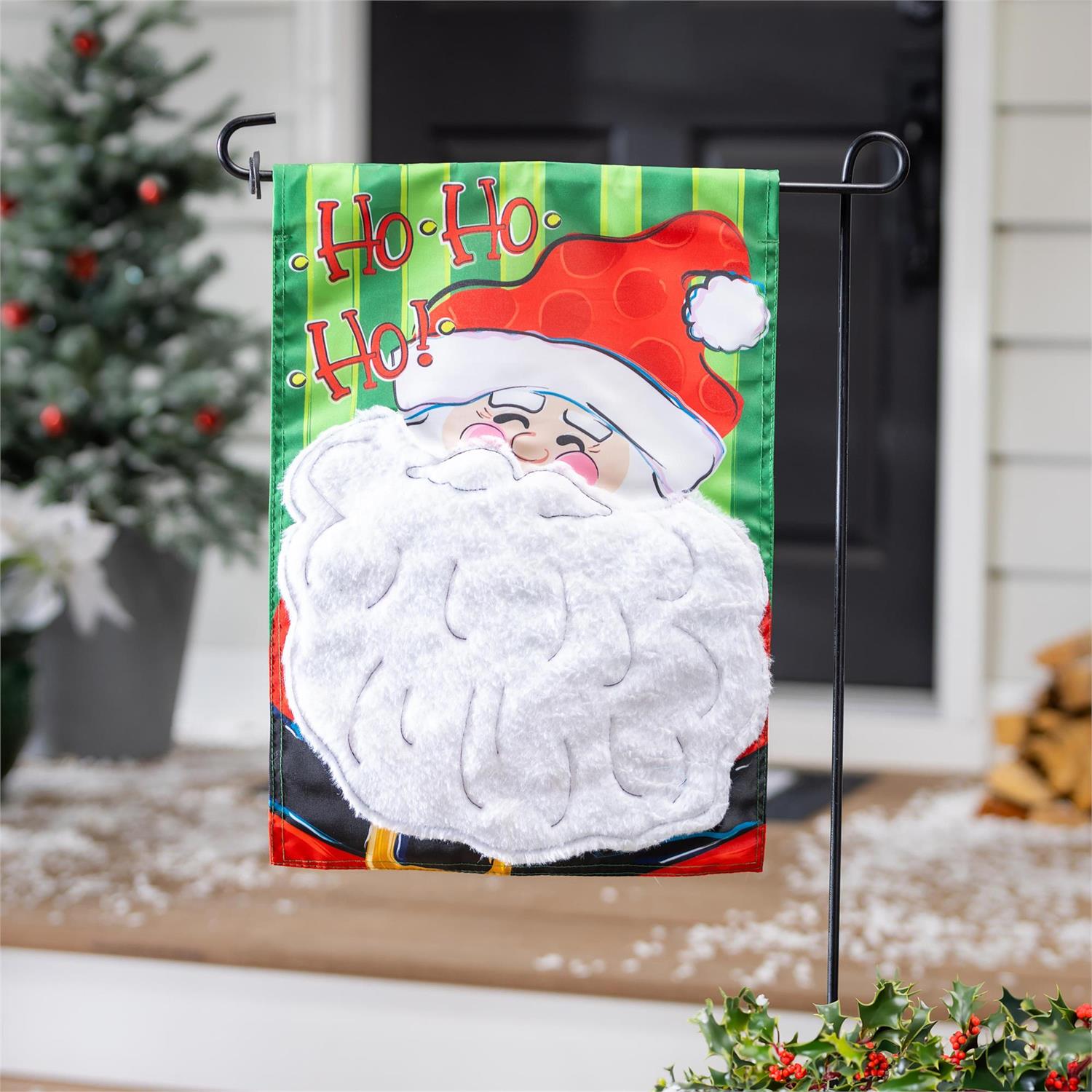 Evergreen Enterprises - Flag Ho Ho Ho Santa
