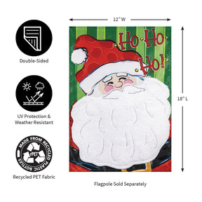 Evergreen Enterprises - Flag Ho Ho Ho Santa