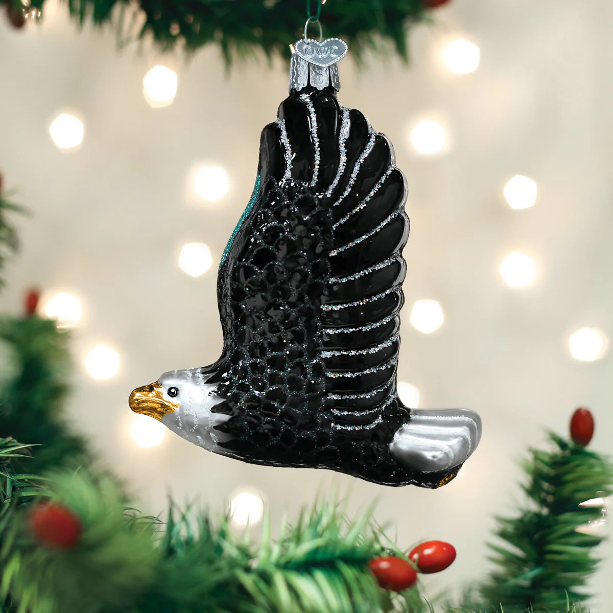 Old World Christmas - Eagle In Flight Ornament