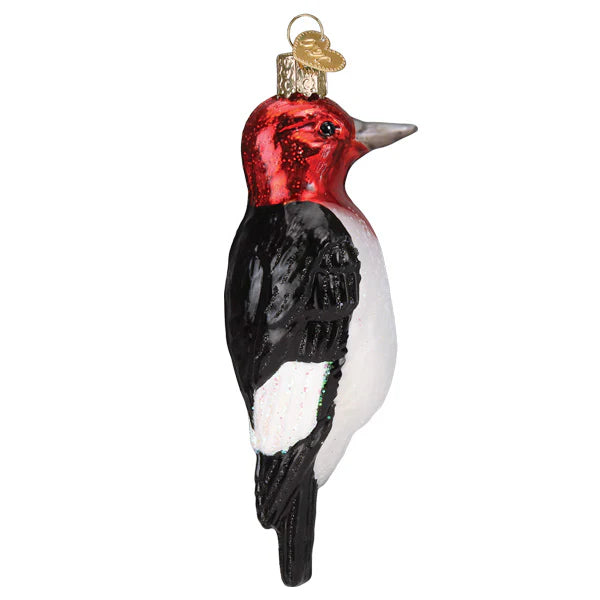 Old World Christmas - Red-headed Woodpecker Ornament