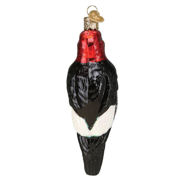 Old World Christmas - Red-headed Woodpecker Ornament