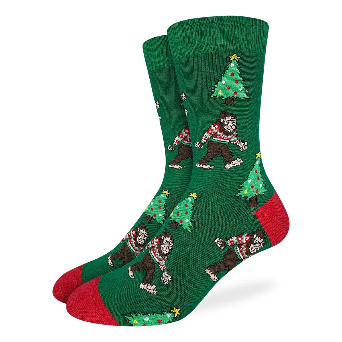 Good Luck Sock - Christmas Bigfoot