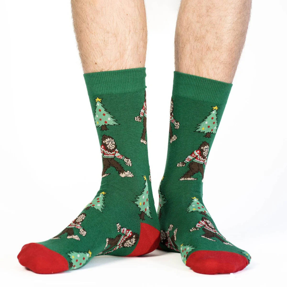 Good Luck Sock - Christmas Bigfoot