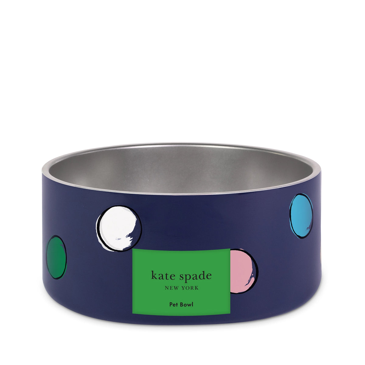 Kate Spade - Large Dog Bowl Watercolor Dot