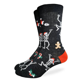 Good Luck Sock - Christmas Skeletons