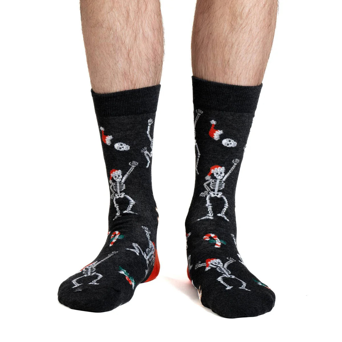 Good Luck Sock - Christmas Skeletons