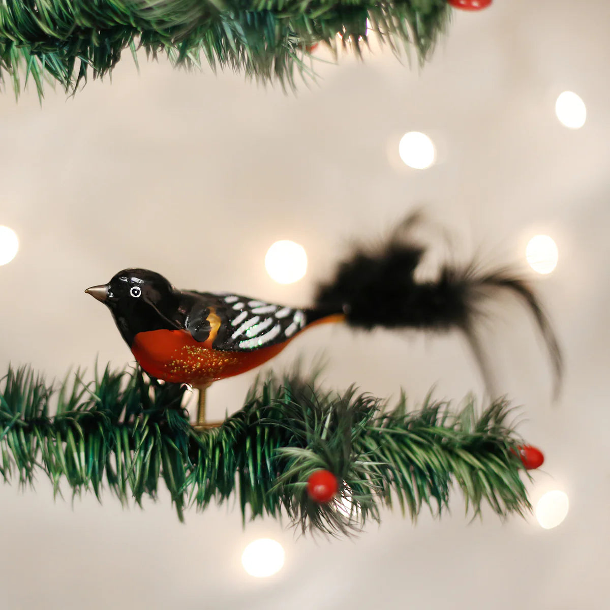 Old World Christmas - Baltimore Oriole Clip-On Ornament