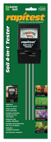 Luster Leaf - Rapitest Soil 4 in 1 Tester