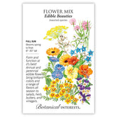 Botanical Interests, Inc. - Flower Mix Edible Beauties Seeds
