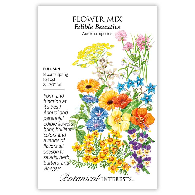 Botanical Interests, Inc. - Flower Mix Edible Beauties Seeds