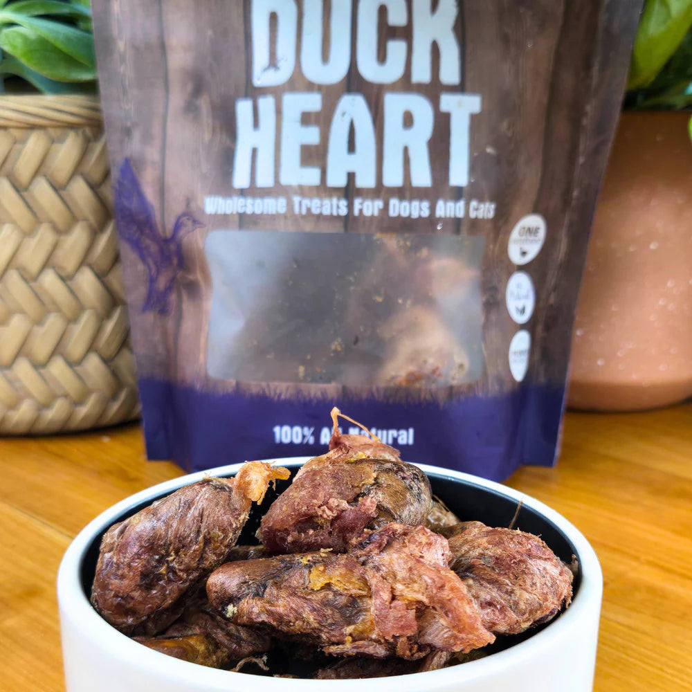 Shepherd Boy Farms - Duck Heart Freeze Dried Dog & Cat Treats