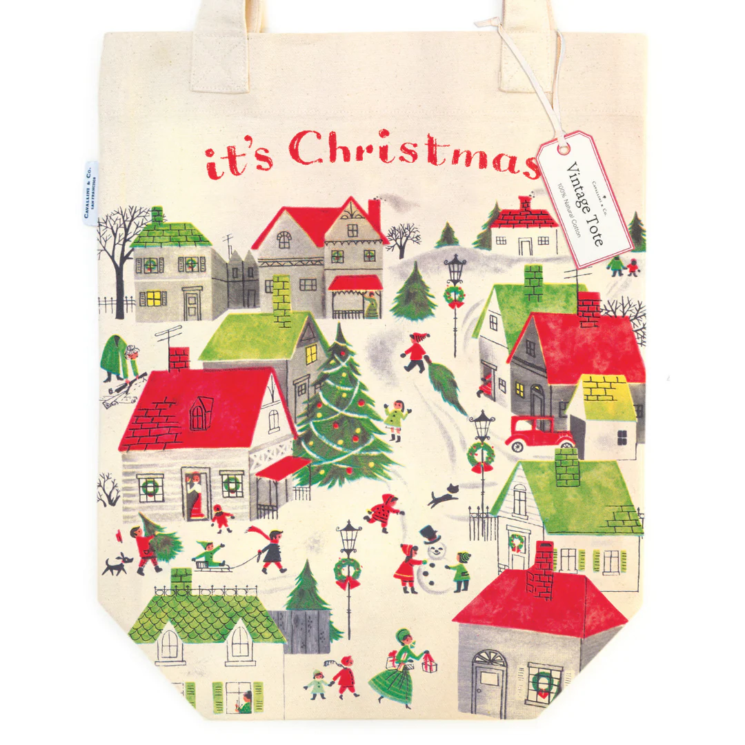 Cavallini & Co. - Tote Bag Christmas Village
