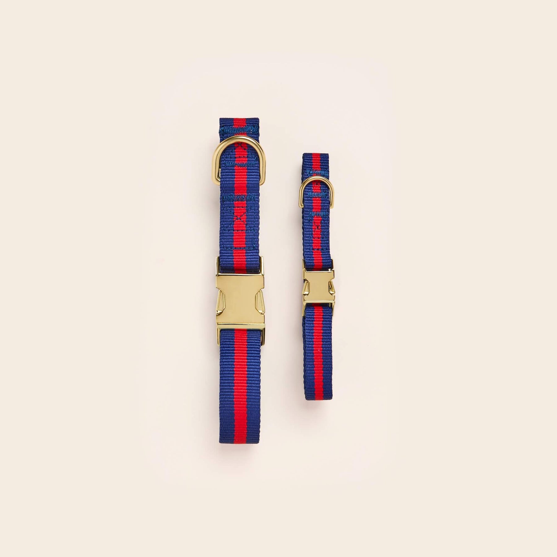The Foggy Dog - Dog Collar Mariner Striped