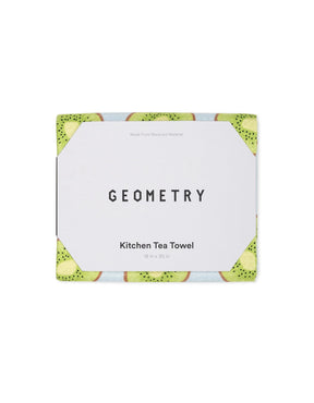 Geometry - Tea Towel Sweet Kiwi