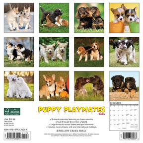 2024 Puppy Playmates Calendar