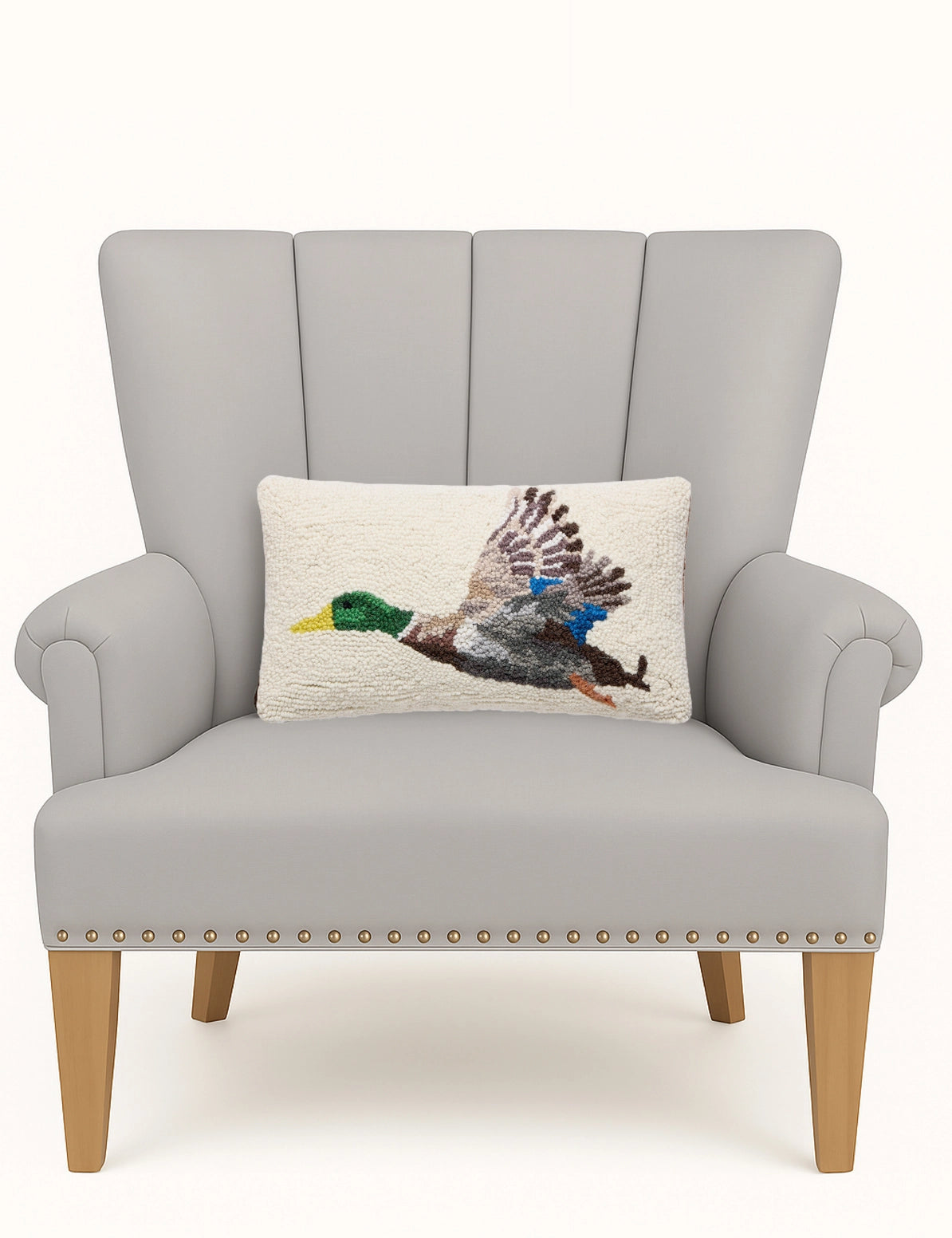 Peking HandiCraft - Pillow Hook Mallard Flying