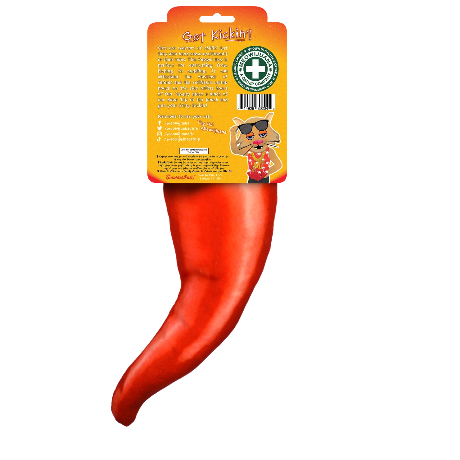 Meowijuana - Get Kickin' Refillable Chili Pepper