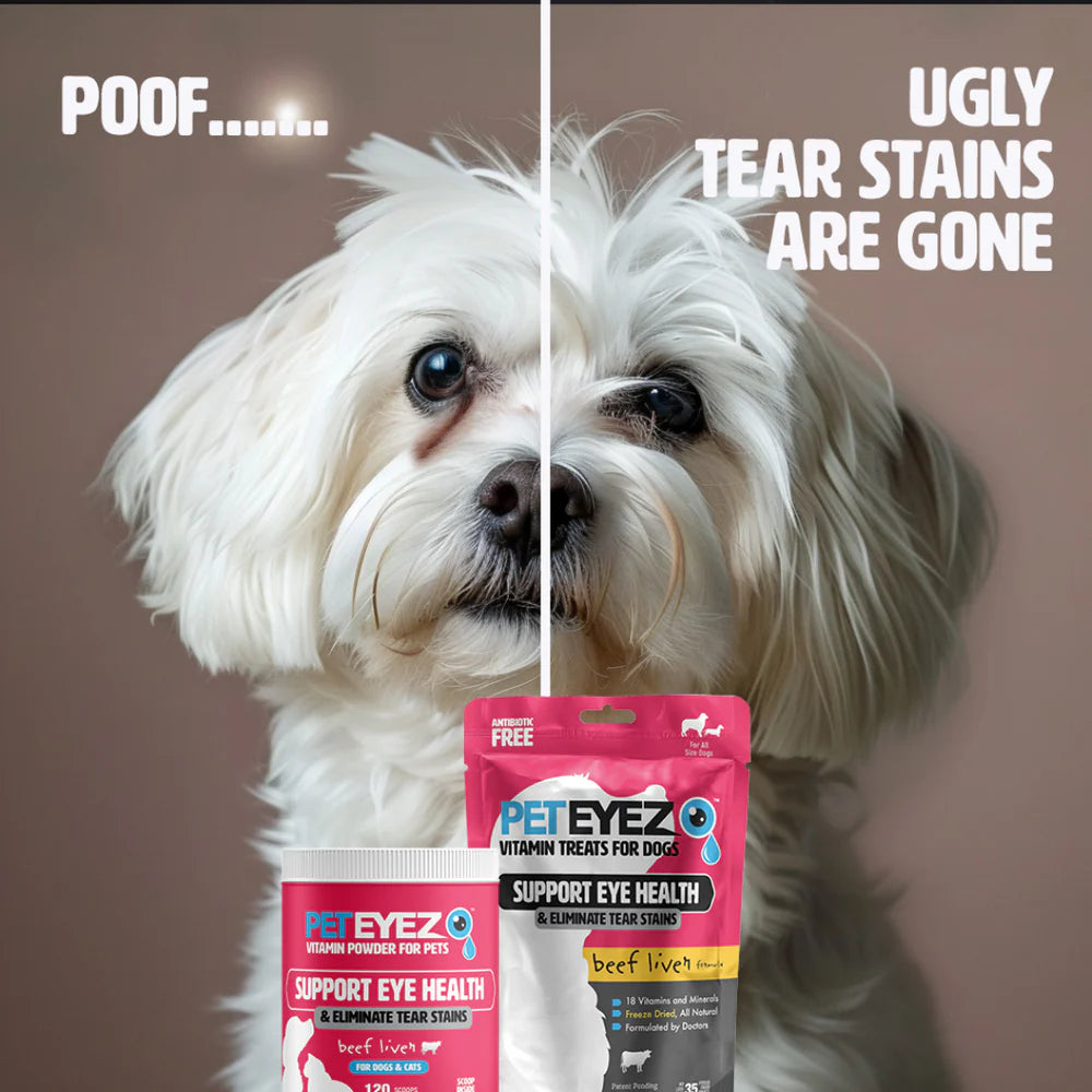 Beef Liver Vitamin Powder For Pets - Dogs & Cats - Eliminate Tear Stains