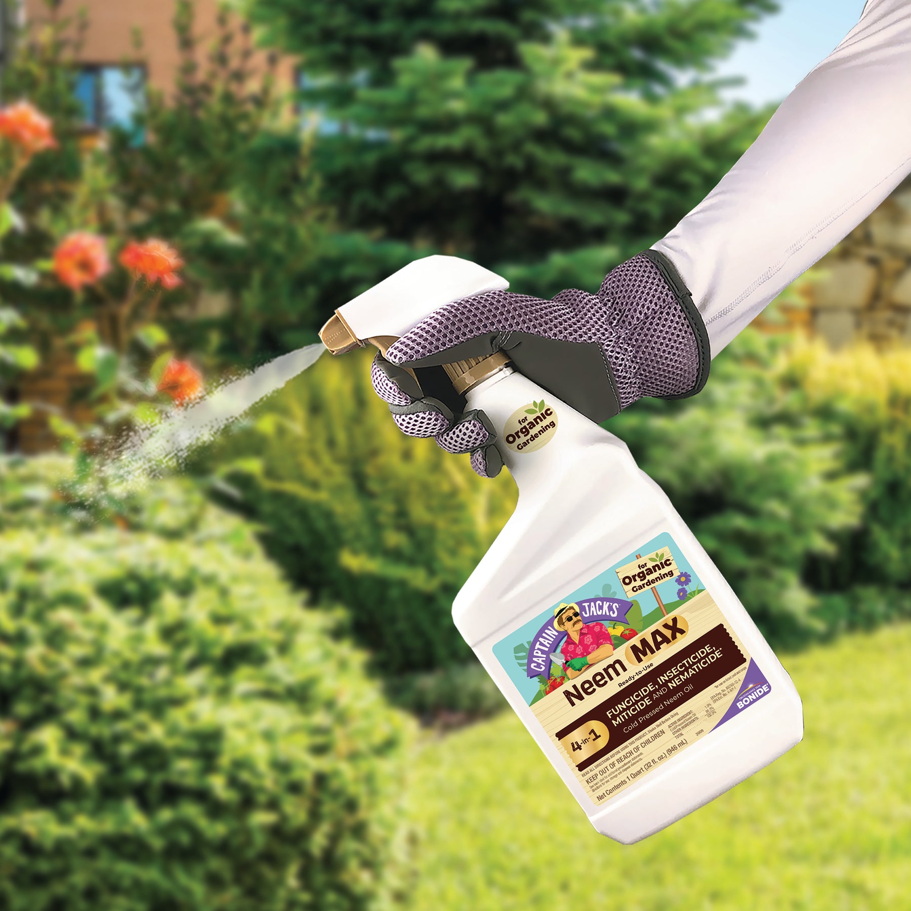 Bonide - CJ Neem Max Ready-To-Use Spray Cold Pressed Neem Oil