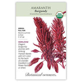 Botanical Interests, Inc. - Burgundy Amaranth Seeds