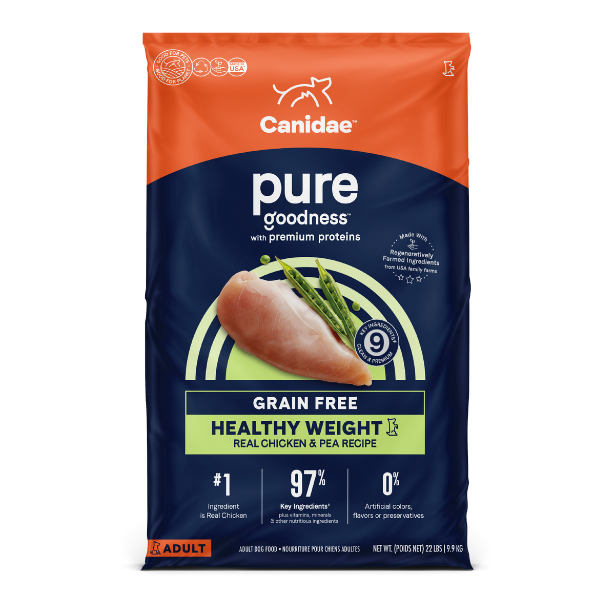 Canidae - Grain-Free Pure Healthy Weight Chicken & Pea Dry Dog Food