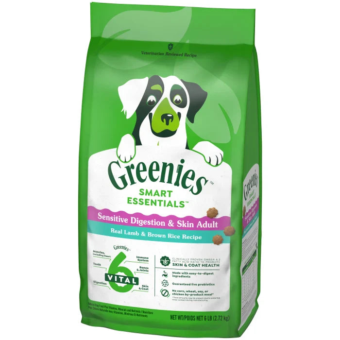 Greenies - Smart Essentials Sensitive Digestion & Skin Dry Dog Food Real Lamb & Brown Rice