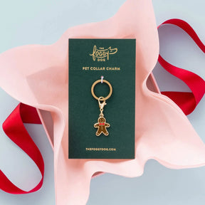 The Foggy Dog - Collar Charm Gingerbread Man