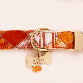 The Foggy Dog - Dog Charm Two Sided For Collar Pumpkin