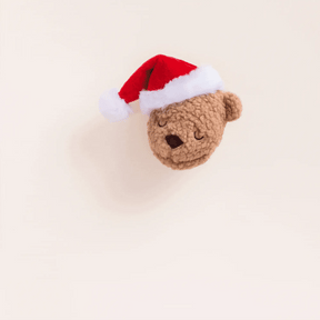 Dog Toy Santa Teddy Bear 2 in 1 Bounce