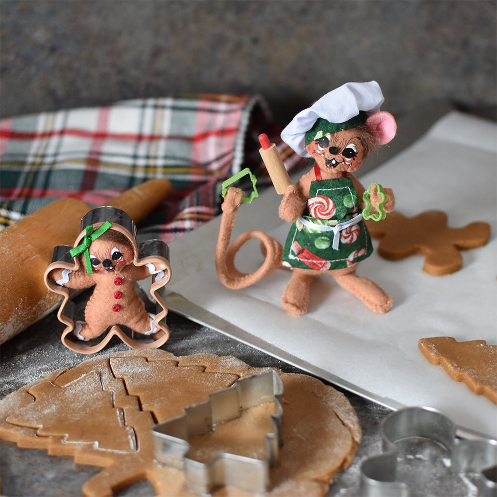 Annalee Dolls - Chef Mouse Christmas Cookie