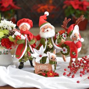 Annalee Dolls - Reindeer Winter Blooms