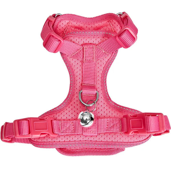 Blueberry Pet - Reflective Cat Harness & Leash Set with Bell