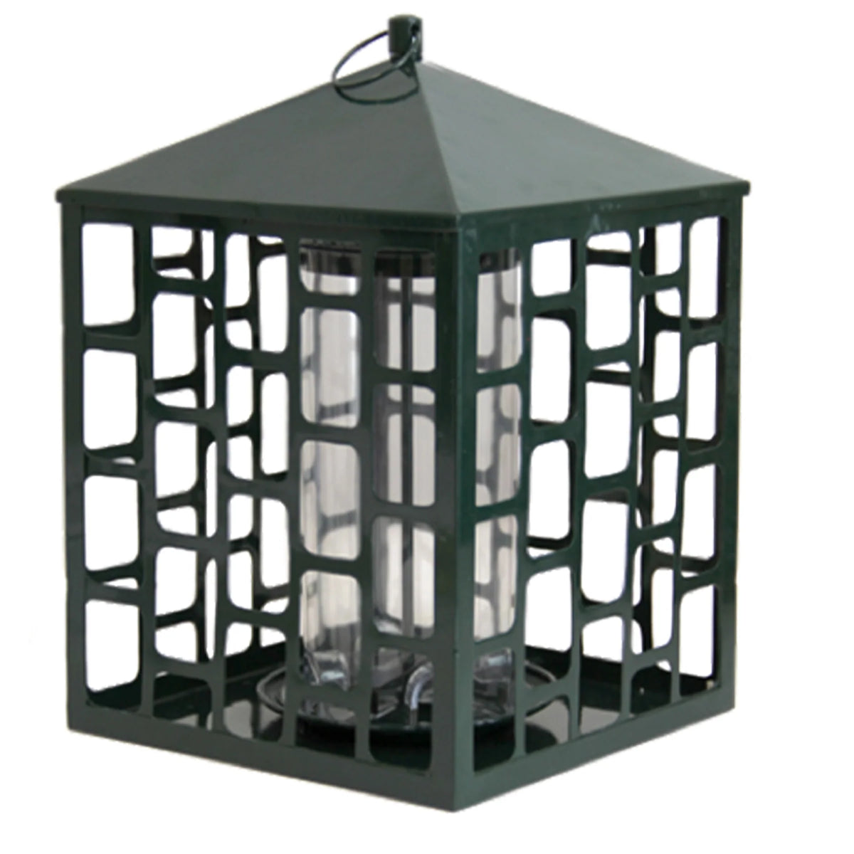 Bird Feeder Square Green